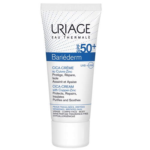 URIAGE BARIEDERM - CICA-CREAM SPF50WITH CU-ZN 40 ML FOR IRRITATED SKIN 6548