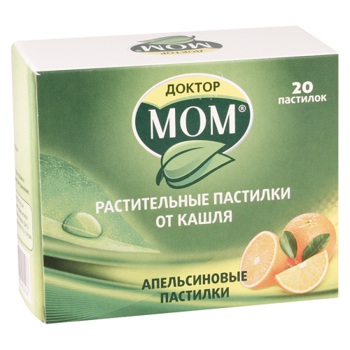 Doktor Mom lozenges tab with Orange #20