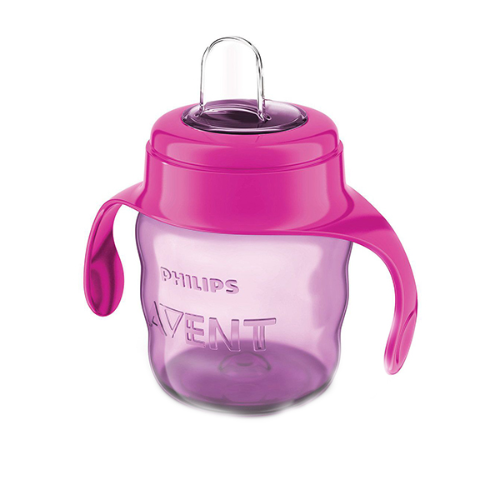 Avent - cup with a flexible nose. pink/purple /6 months+/ 200 ml 551/03/4364