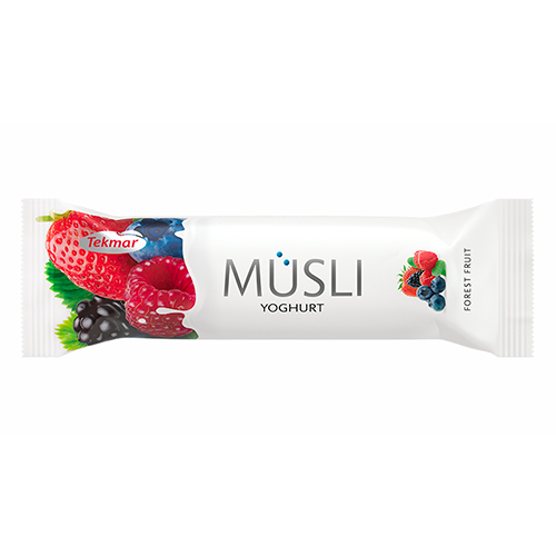 TEKMAR JOGH. MUESLI BAR WITH FOREST FRUITS 30GR 0456