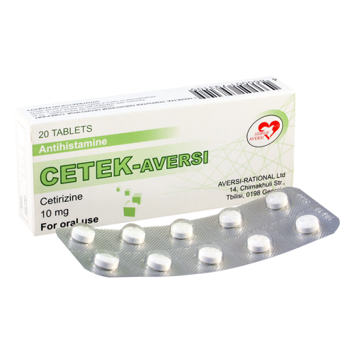 Cetek tab 10mg #20