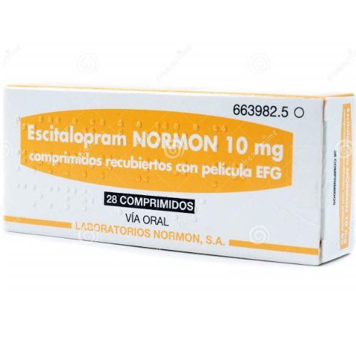 Escitalopram NORMON tab 10mg #28