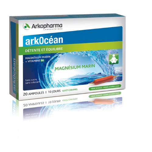 ARKOCEAN Magnesium  Marin + B6 vials sol oral #20