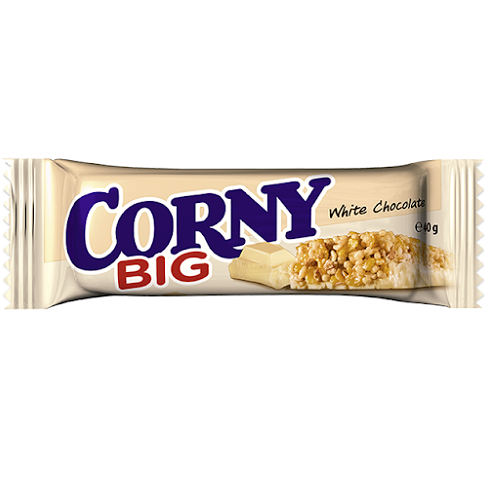 CORNY BIG cereal bar white chocolate 40g