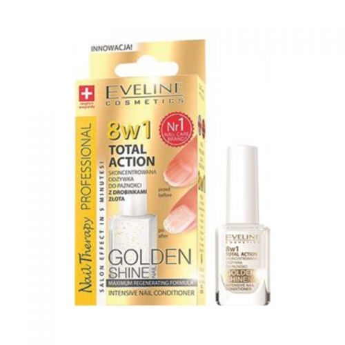 Eveline - Healthy Nails Gold Glitter 8X1 939323