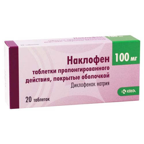 Naclofen tab 100mg #20