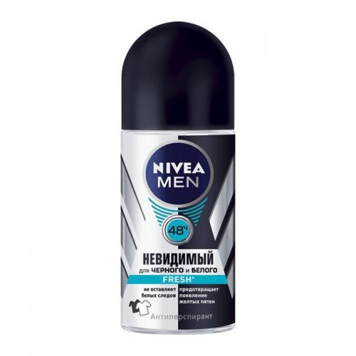 Nivea - deodorant. Ball Mens Black and White Fresh 50ml 78422