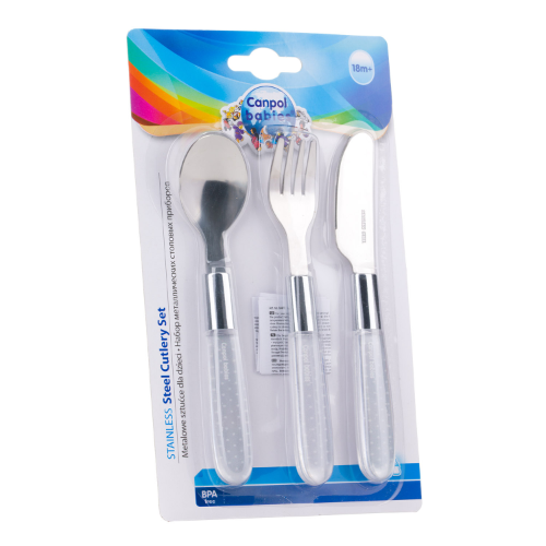 Kanpol - set knife. fork. spoon (metal) 9/477