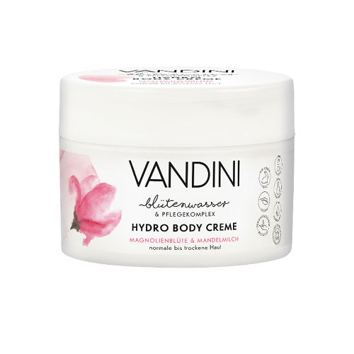 ვანდინი - HYDRO ტანის კარაქი ნორმ/მშრ კანის მაგნოლიის ყვავილი და ნუშის ზეთი 200მლ
