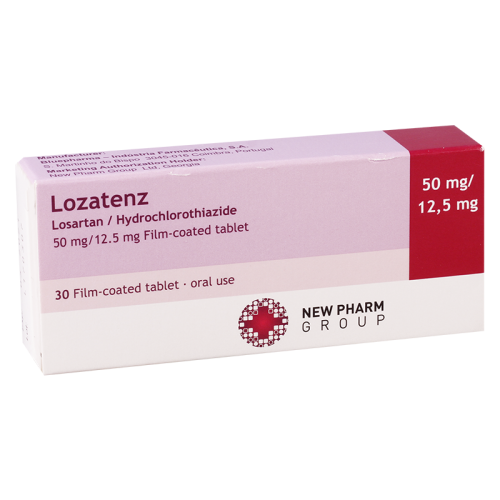 Lozatenz tab H 50mg+12.5mg #30