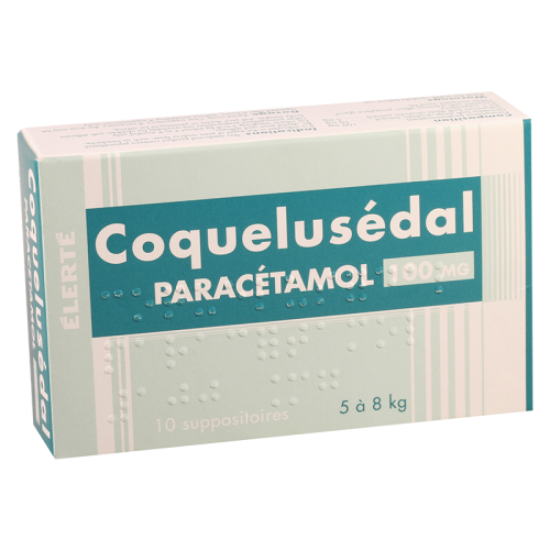 Coquelusedal paracetamol supp rect 100mg #10