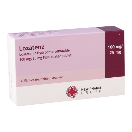 Lozatenz tab 100mg+25mg #30