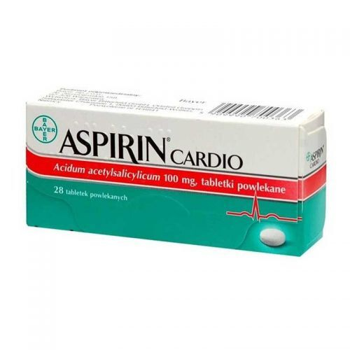 Aspirin cardio tab 100mg #28