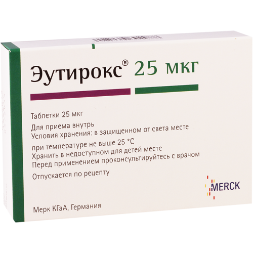 Euthyrox 25mkg #100