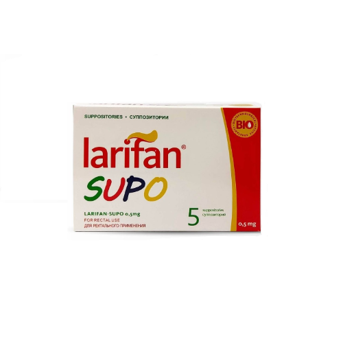 Larifan supp rect 0.5mg #5