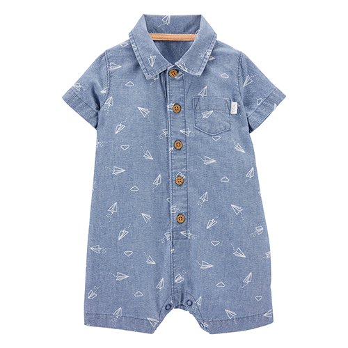 S22 S22 B 1PC CHAMBRAY POLO