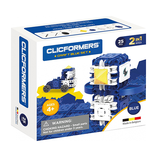 Clicformers Craft Set Blue 25pcs