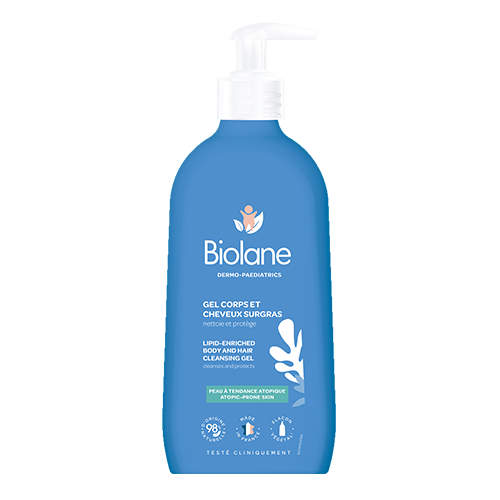Biolane-Dermo paediatrics Lipid-enriched Body and Hair Cleanser 350ml 8992