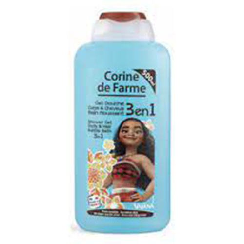 Shower gel - body  hair - bubble bath 3 in 1 Vaina (Moana)