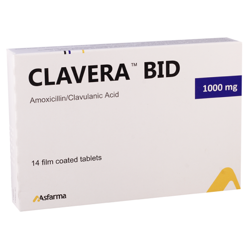 Clavera BID 875mg+125g #14