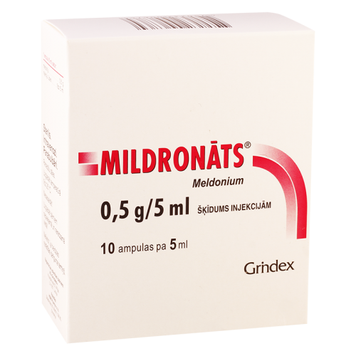 Mildronat amp 100mg/1ml 5ml #10