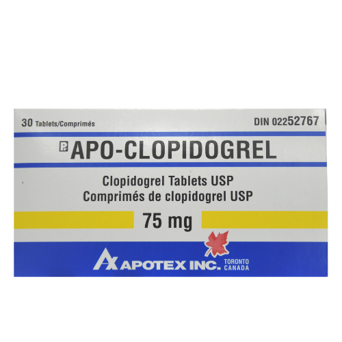 CLOPIDOGREL-APO tab 75mg #30