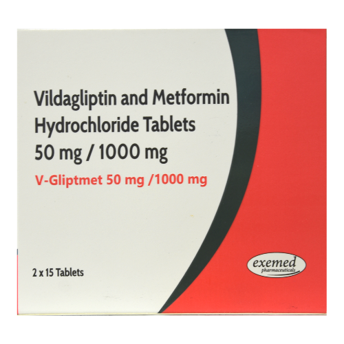 V-Gliptmet tab 50mg+1000mg #30