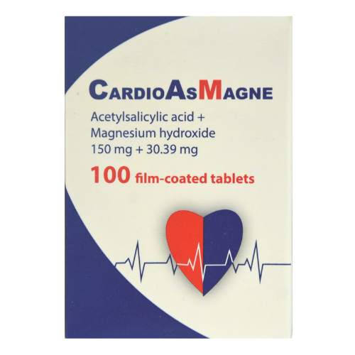 Cardioasmagne tab 150mg+30.39mg #100