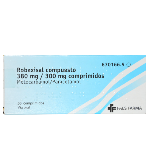 Robaxisal compuesto tab 380mg+300mg #50