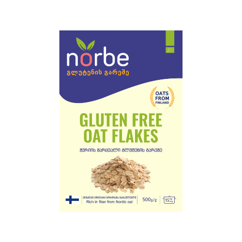 Norbi - gluten-free oat porridge coarse-grained roasted 500g