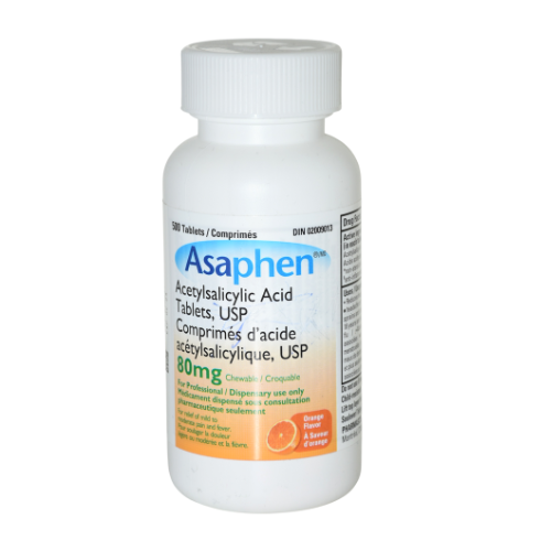 Asfen tab cheweble 80mg #500