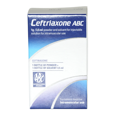 ceftriaxone ABC powder for injection 1000mg #1
