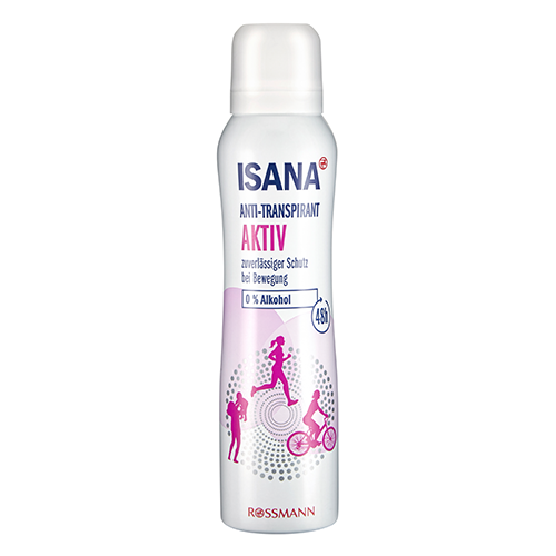 Isana - Anti-transparant active spray 150ml