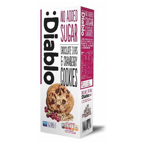 Diablo NAS Chocolate Chip  Cranberry Cookies 135g