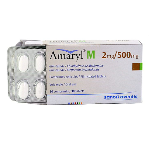 Amaril M tab 2mg+500mg #30