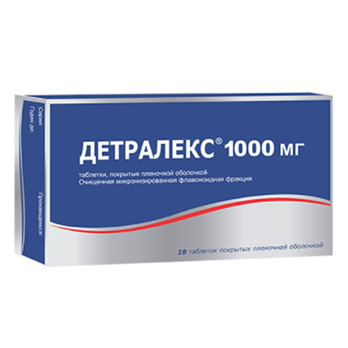 Detralex tab 900mg+100mg #18