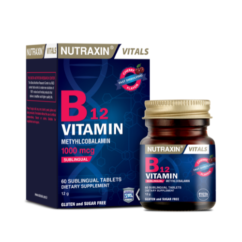 Nutraxin Vitamin B-12 tablet 1000mcg #60