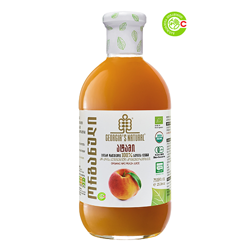 Aromaproduct Juice Organic Peach 750ML 100% Cold Pressed Juice  1304