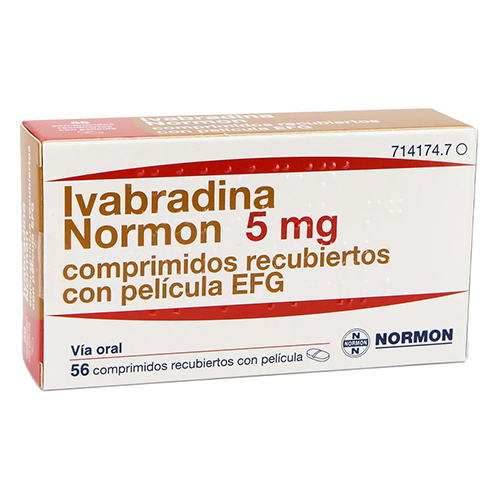 Ivabradina NORMON 5mg film-coated tablets №56