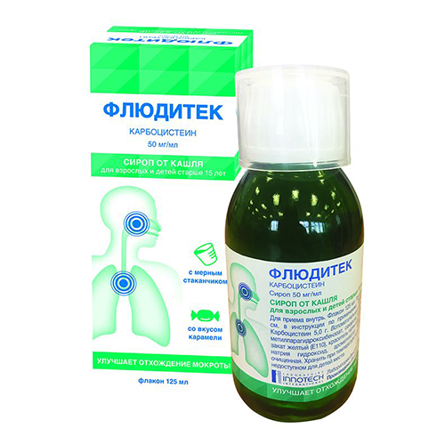 Fluditec syrup 5% 125ml