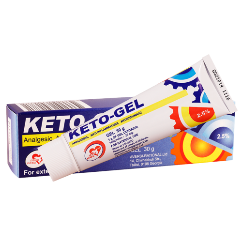 Keto-gel 2.5% 30gr #1