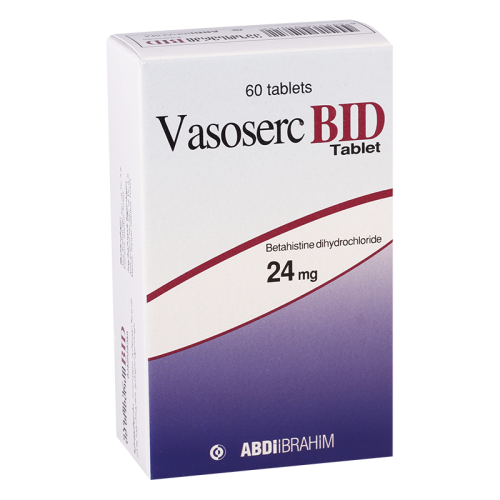 Vasoserc BID tab 24mg #60