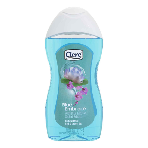 Clere shower Gel Blue Embrace  Blue Lotus  orchid 300ml 3860