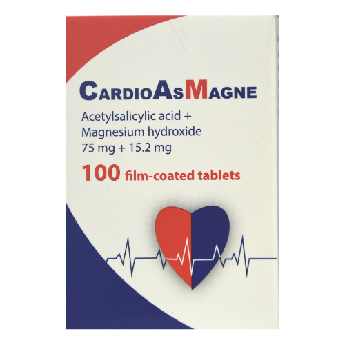 Cardioasmagne tab 75mg+15.20mg #100