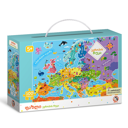 Toy - puzzle. map of Europe
