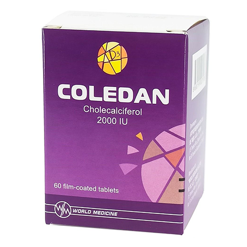 COLEDAN tab 2000IU #60