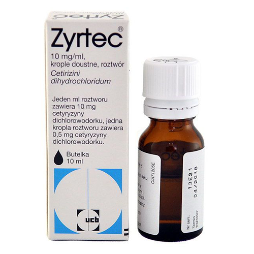 Zyrtec drops 10ml/1ml 20ml #1