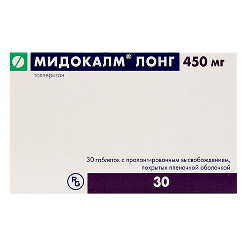 MYDOCALM® LONG tab 450mg #30