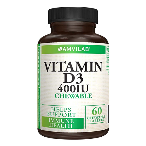 Vitamin D3 amvilab 400IU chav tab #60