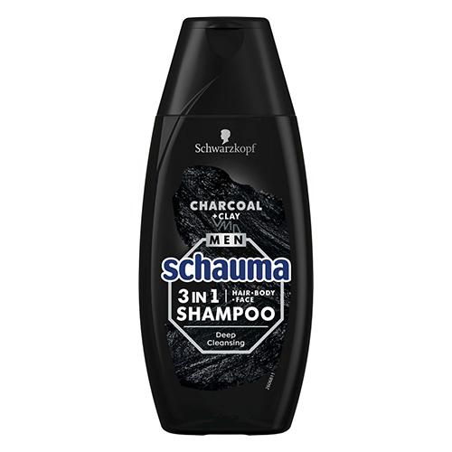 shauma - shampoo mens Charcoal power 400 ml